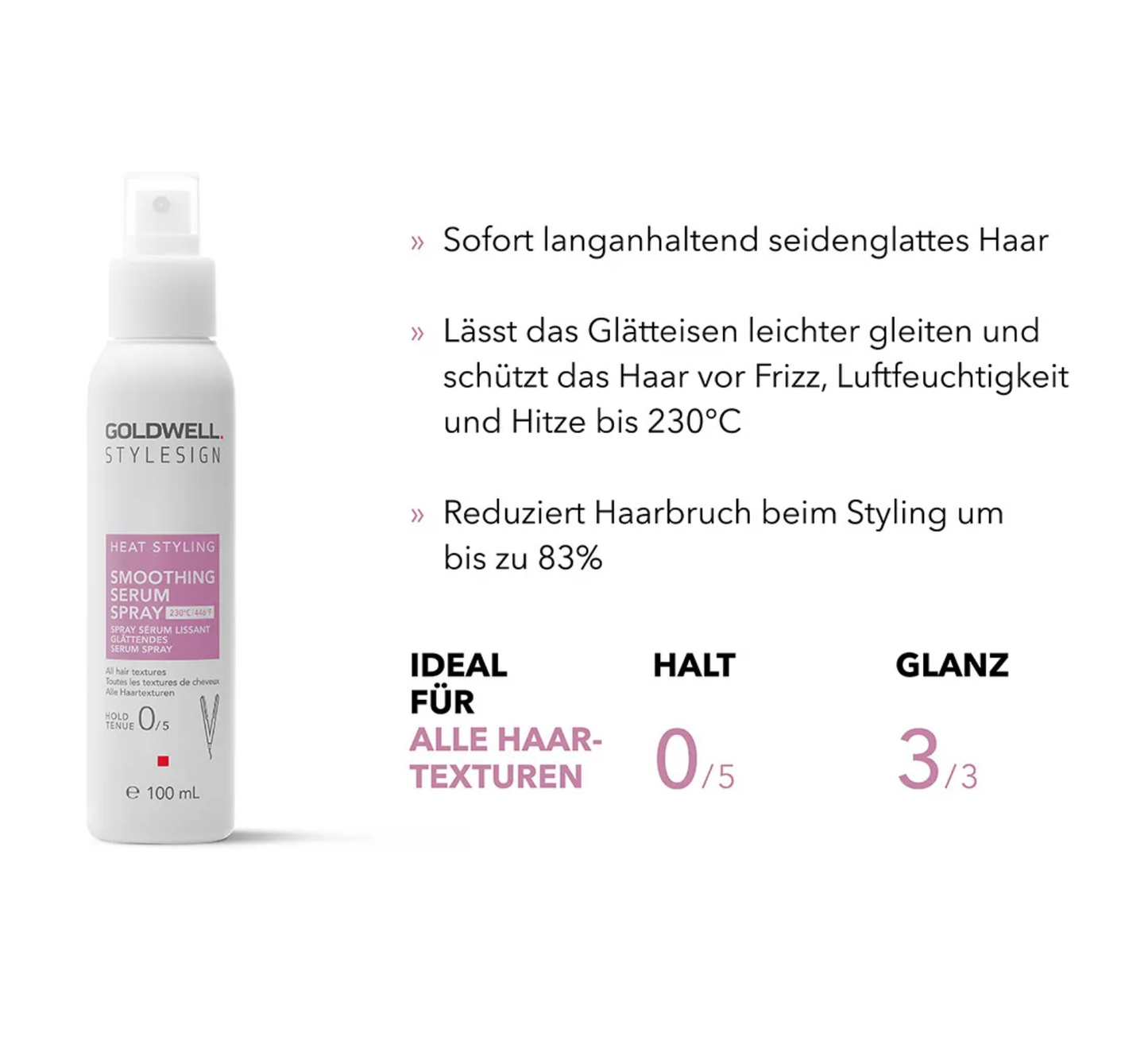 Heat Styling - Glättendes Serum-Spay